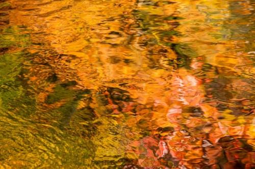 Abstract;Abstractions;Autumn;Brook;Creek;Fall;Great Smoky Mountains National Park;Patterns;Reflection;Reflections;River;River Bed;Riverbed;Rivers;Seasons;Shapes;Stock categories;Stream;Tennessee;Textures;United States;Water;waterway